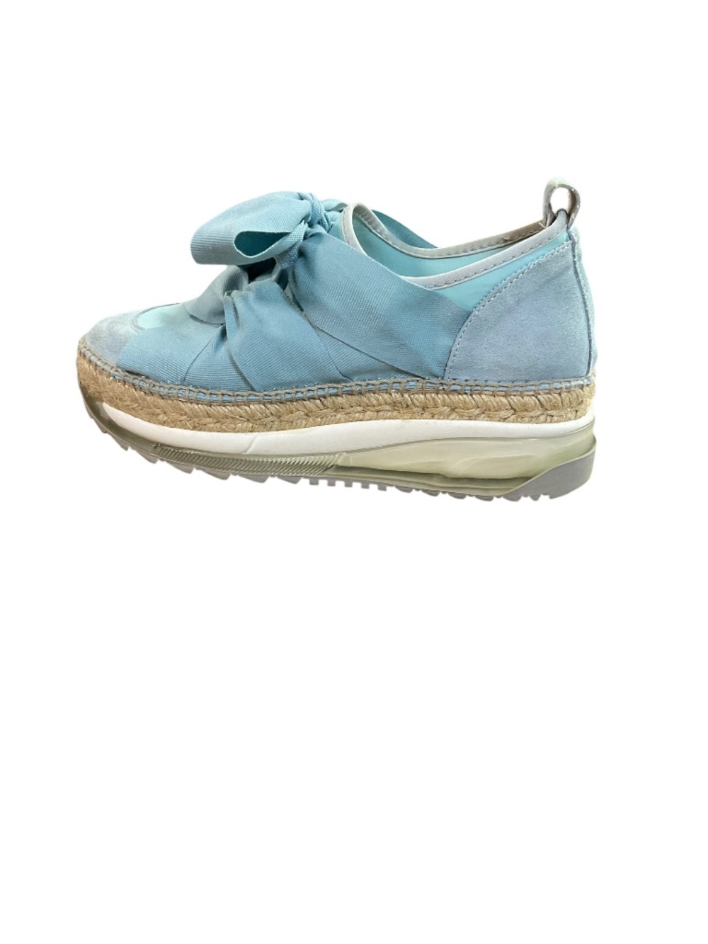 Free People Chapmin Espadrille Platform Sneakers Blue EU 37 US 7